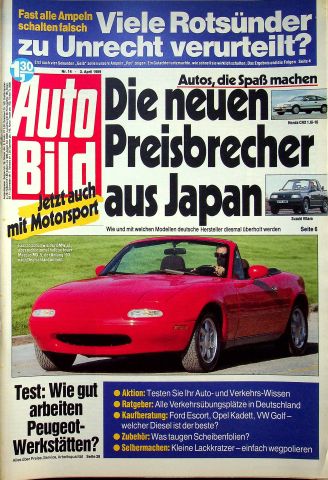 Deckblatt Auto Bild (14/1989)